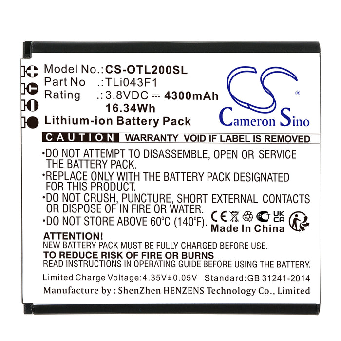 TCL MW513U Hotspot Replacement Battery