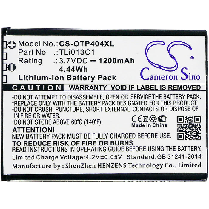 Cingular Flip 2 QuickFlip OT-4044C Mobile Phone Replacement Battery