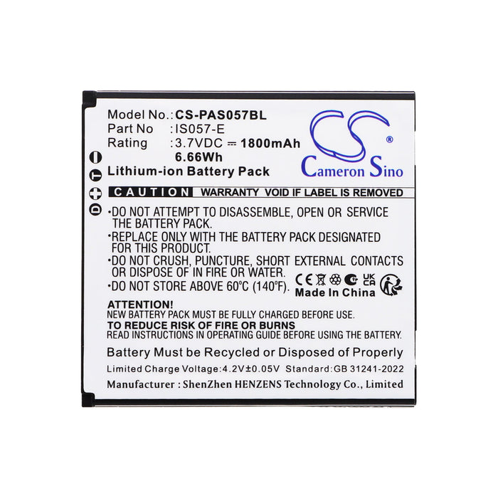 Pax IS057-E Payment Terminal Replacement Battery