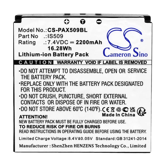 PAX S900 Payment Terminal Replacement Battery