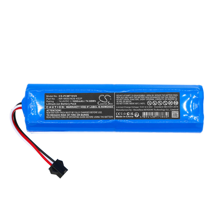 Proscenic M8 Pro,M7 Pro,M7 Max,U6,LDS M7 Pro,M6,M7 LDS,M9,M9 Pro,Q8,Q8 Max 5200mAh Vacuum Replacement Battery