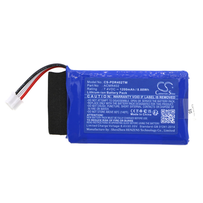 President Randy 3, Randy III Two Way Radio Replacement Battery