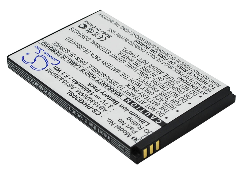 Philips Xenium T910,Xenium X603,Xenium X620,Xenium X630,Xenium X806,Xenium X809,Xenium X830 Mobile Phone Replacement Battery