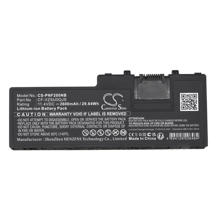Panasonic Toughpad FZ-A2 Toughbook CF-20A0205TD Toughbook CF-20E5108TG CF-VEK2 Toughbook CF-20A5108TD Toughboo Laptop and Notebook Replacement Battery