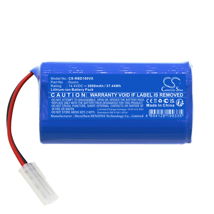 Robzone Duoro, Duoro Profi Vacuum Replacement Battery