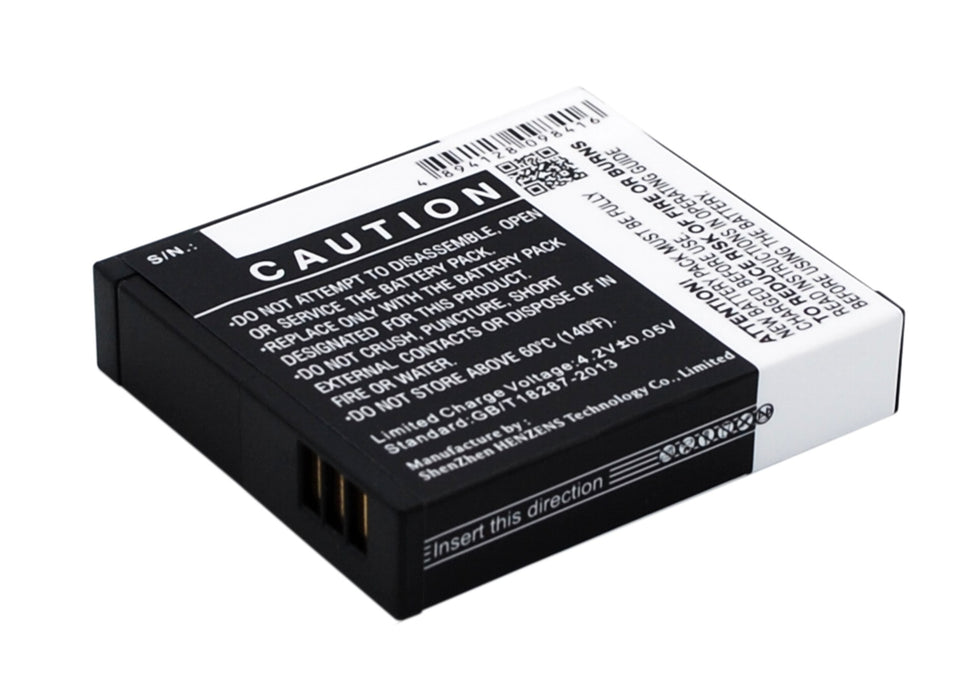 Rollei Actioncam 230 Actioncam 240 Actioncam 400 Actioncam 410 Camera Replacement Battery