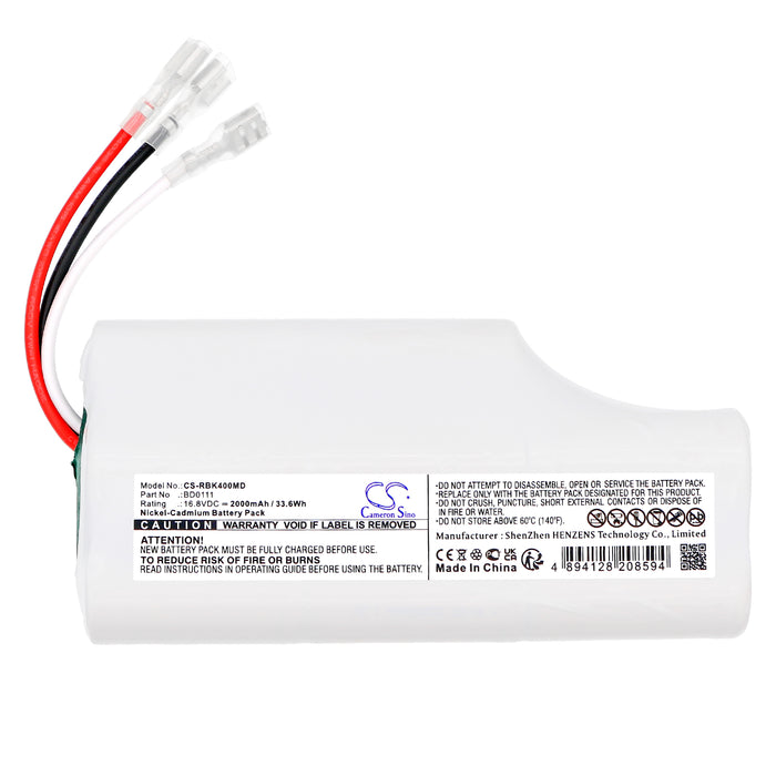 Robzone R4KBK400 Responder Nurse Call R4000 Medical Replacement Battery