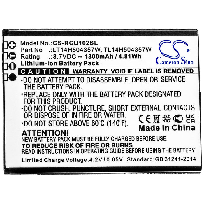 Cricket U102AC,Debut Flip Mobile Phone Replacement Battery