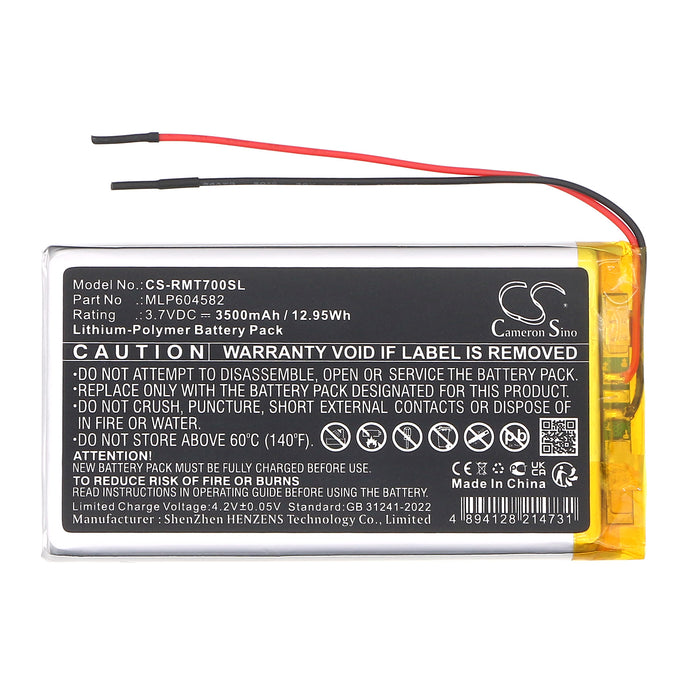 Rand McNally TND-70 GPS Replacement Battery