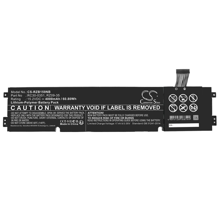 Razer Blade 15 Base RZ09-0369x Laptop and Notebook Replacement Battery