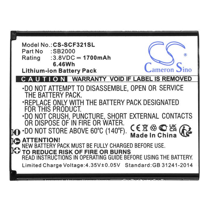 Schok Flip SC3218B, Flip SC3218T Mobile Phone Replacement Battery