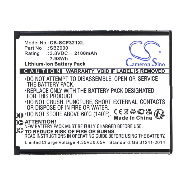 Schuch Flip SC3218T Flip SC3218B Mobile Phone Replacement Battery