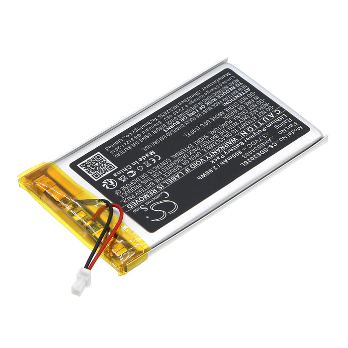 Sennheiser HDE 2020-D, HDE 2020-D II, HDE 2020-II, HDE2020-II Remote Control Replacement Battery