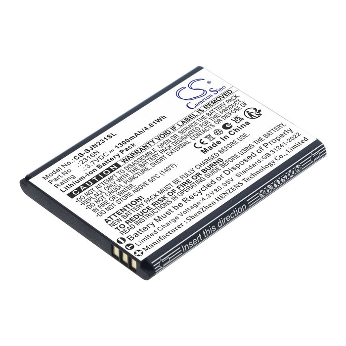 SPC Jasper 2 4G Jasper 2316N Jasper 2327N Mobile Phone Replacement Battery