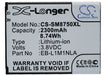 Samsung SCH-i930 GT-I8750 ATIV S ATIV S 16GB ATIV S 32GB GT-I8750 16GB GT-I8750 32GB Odyssey GT-I8370 SGH-T899M Mobile Phone Replacement Battery