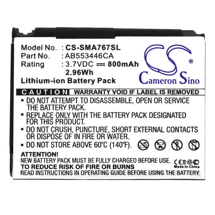 Samsung SGH-A767 SGH-A767 Propel Mobile Phone Replacement Battery