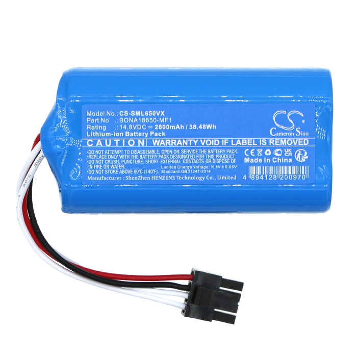 SCHWA Laserbot 650 xBot 5 xBot 5 Pro Vacuum Replacement Battery