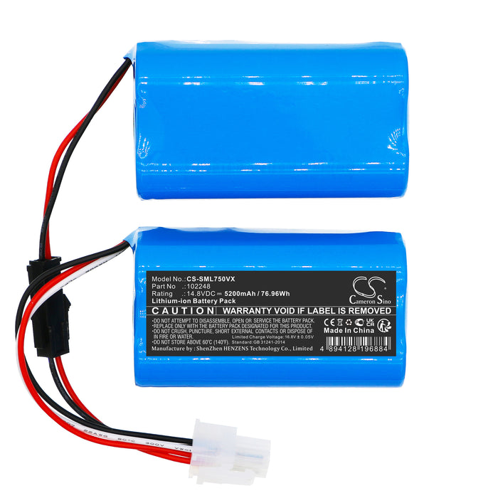 Symbo Laserbot 750 Vacuum Replacement Battery