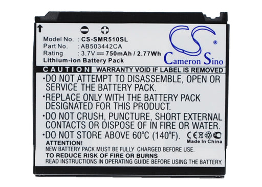 Samsung SCH-R500,SCH-R510,SCH-R610,SGH-A127,SGH-E480,SGH-T519,SGH-T729,SGH-U100,SGH-U108,SGH-Z370,SPH-M520 Mobile Phone Replacement Battery