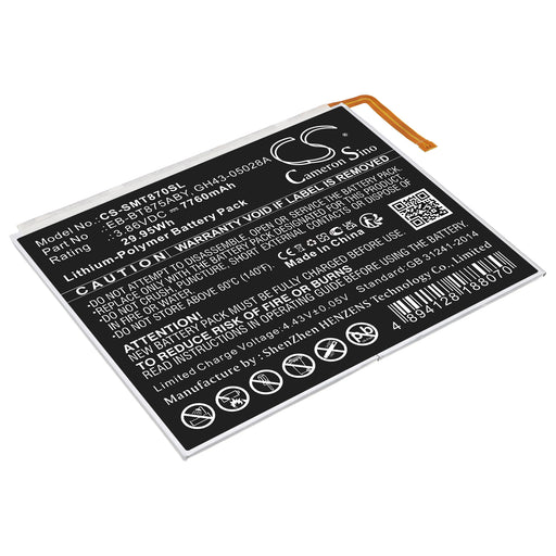 Samsung SM-T870 SM-T875N Galaxy Tab S7 11.0 SM-T878U Galaxy Tab S7 5G UW 11.0 Tablet Replacement Battery