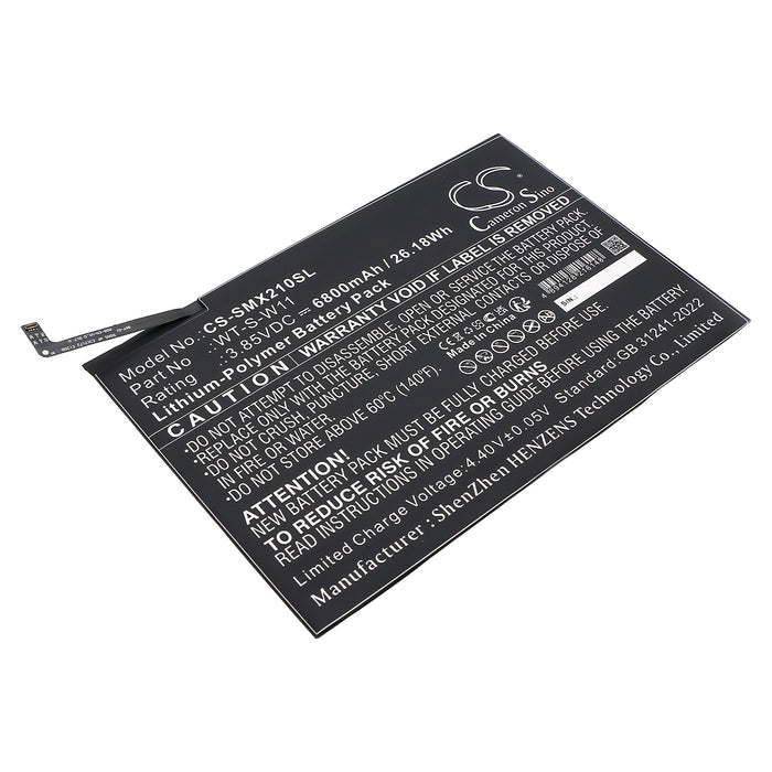 Samsung Galaxy Tab A9+ 5G 11 SM-X210 SM-X210NZAEXAR SM-X216 SM-X216B SM-X216N SM-X218U SMX210NZAEG Tablet Replacement Battery