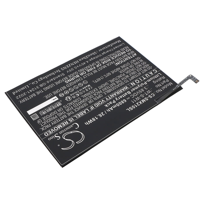 Samsung Galaxy Tab A9+ 5G 11 SM-X210 SM-X210NZAEXAR SM-X216 SM-X216B SM-X216N SM-X218U SMX210NZAEG Tablet Replacement Battery