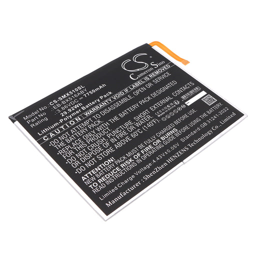 Samsung Galaxy Tab S9 FE SM-X510 SM-X510N SM-X516 SM-X516B SM-X516C SM-X516N SM-X518U Tablet Replacement Battery