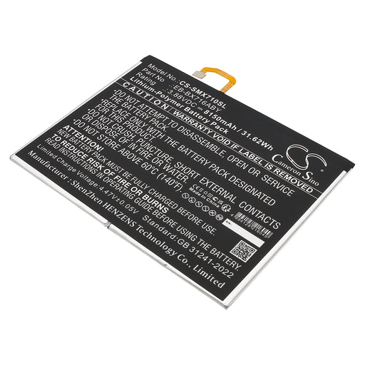 Samsung Galaxy Tab S9 SM-X710 SM-X710N SM-X716 SM-X716B SM-X716N Tablet Replacement Battery