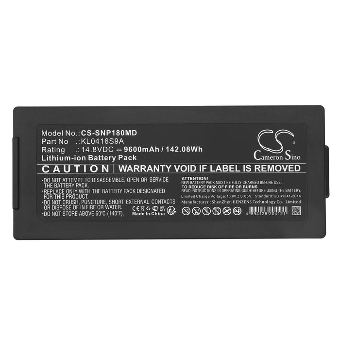 SonoScape ST-180 S7 S9 S8 EXP Medical Replacement Battery