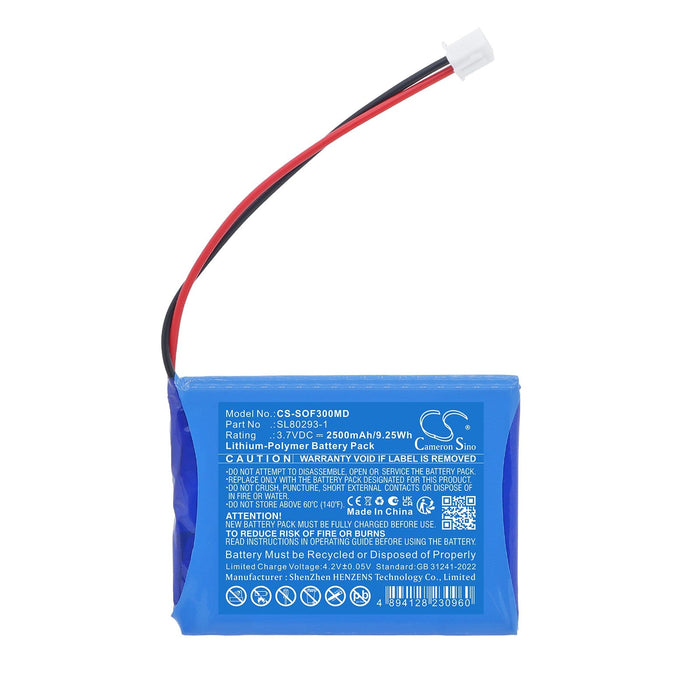 Osen ECG 3000F Medical Replacement Battery