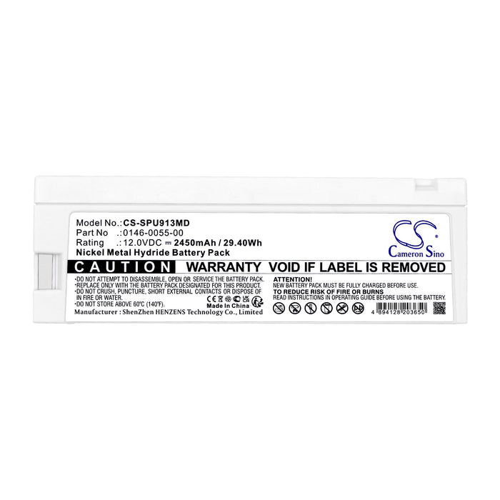SUPRO Ultraview SL 91369 90367 Ultraview 1050 Ultraview 2400 Medical Replacement Battery