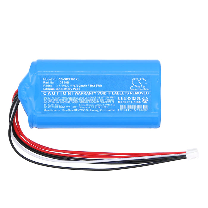 Sony SRS-XB501 SRS-XB501G 6700mAh Speaker Replacement Battery