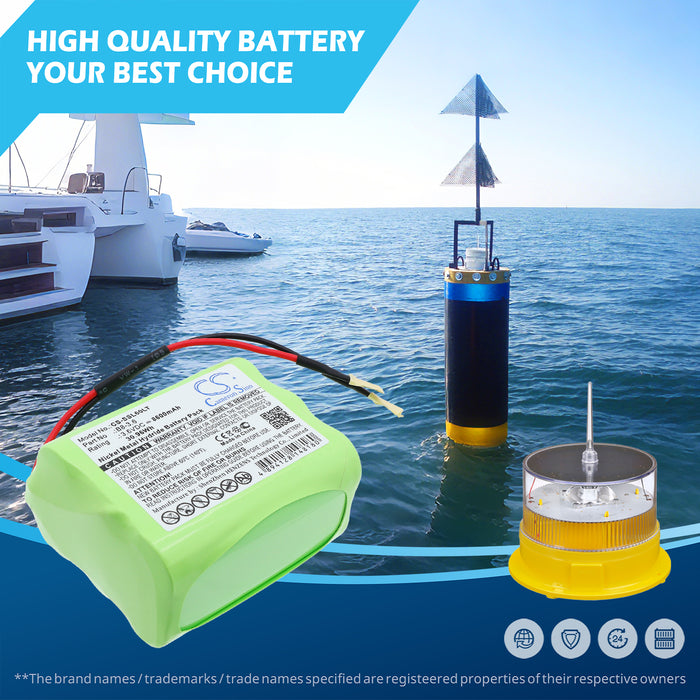 Avlite AV-60 AV-70 AV-OL-60 AV-OL-70 Solar Marine Light Replacement Battery