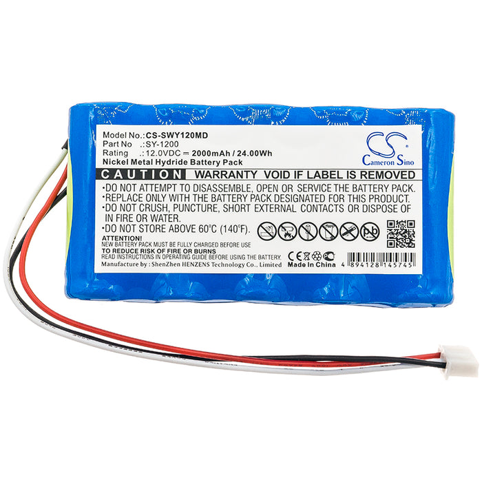 Smiths SY-1200 SY-1200 Infusion Pump Medical Replacement Battery