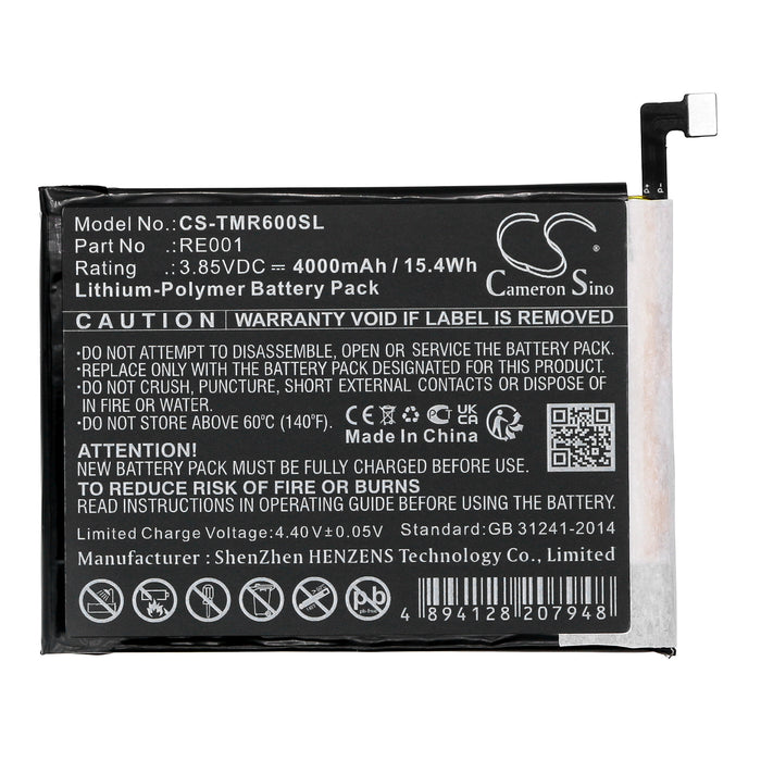 T-Mobile TMAF025G Revvl 6 5G Mobile Phone Replacement Battery