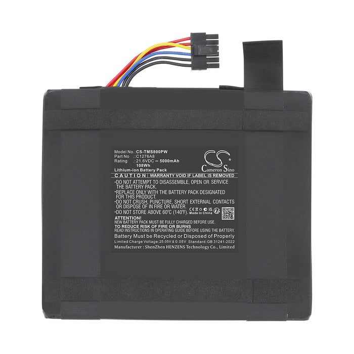 TerraMow S1200 V1000 S800 V600 Lawn Mower Replacement Battery
