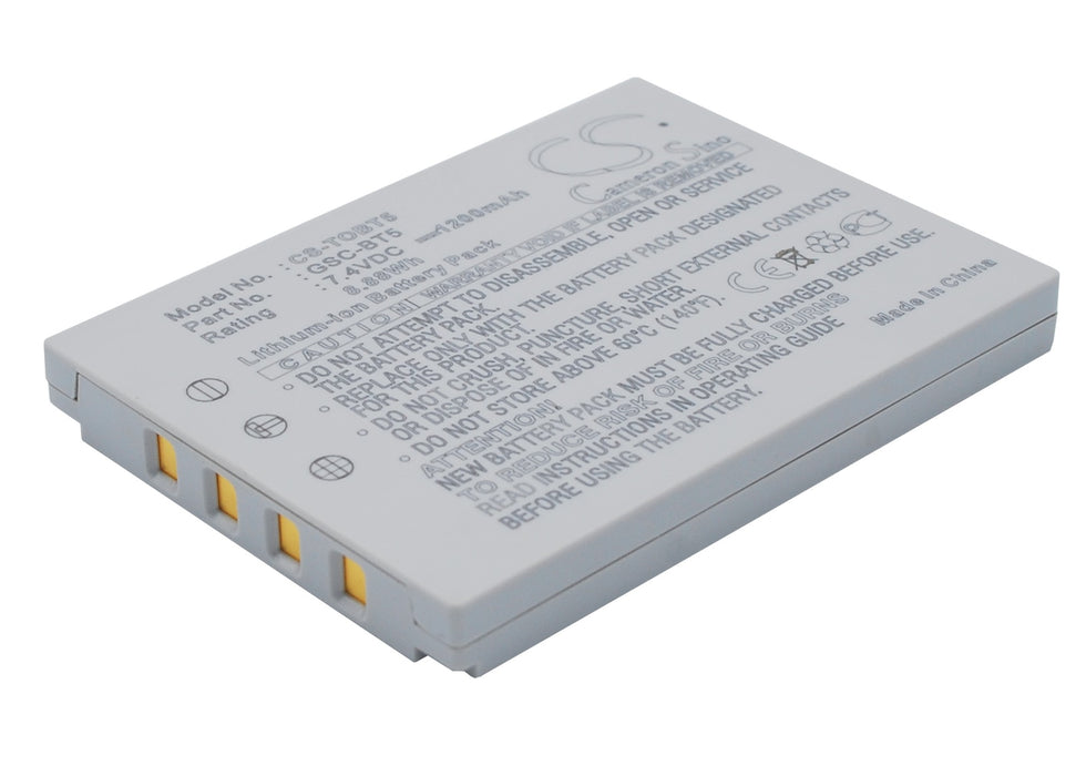 Toshiba Gigashot GSC-R60AU,Gigashot GSC-R30,Gigashot GSC-R60,Gigashot GSC-R30AU Camera Replacement Battery