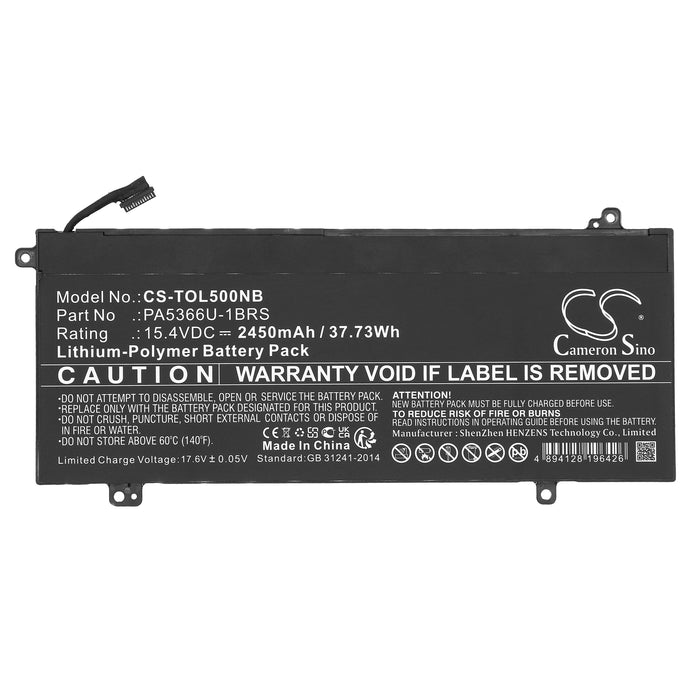 Toshiba Dynabook Satellite Pro L50, Dynabook Satellite Pro L50-G, Dynabook Satellite Pro L50-G-1, Dynabook Sat Laptop and Notebook Replacement Battery