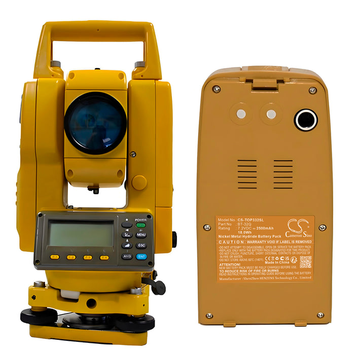 Topcon CTS-3000 GPT-1000 GPT-1003 GPT-2000 GPT-3000 GPT3000W GPT3100W GPT3200 GRS-245NW GTS-100N G Survey Multimeter and Equipment Replacement Battery