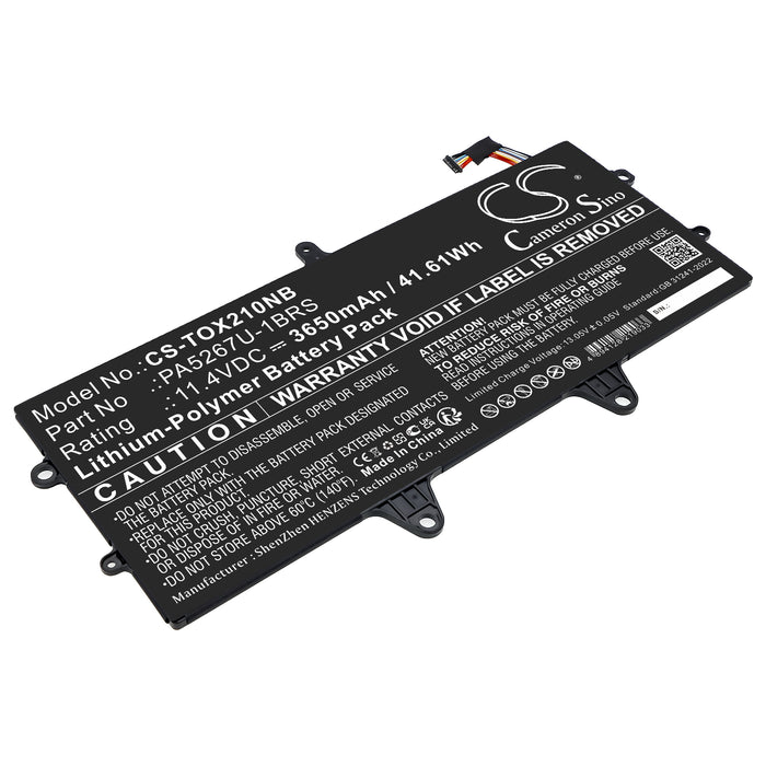 Toshiba Portege X20W Portege X20W-D Portege X20W-D-10E Portege X20W-D-10Q Portege X20W-D-10R Portege X20W-D-10 Laptop and Notebook Replacement Battery