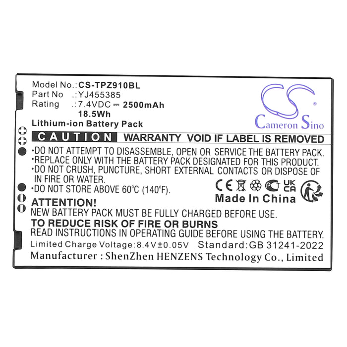 Topwise Z91 Payment Terminal Replacement Battery