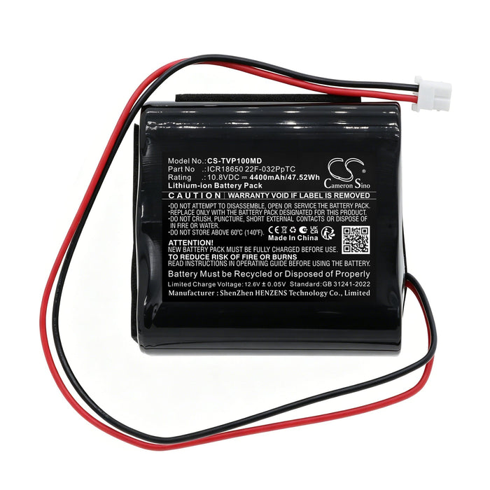 Tecme Votem VP1200 Votem VP1000 Medical Replacement Battery