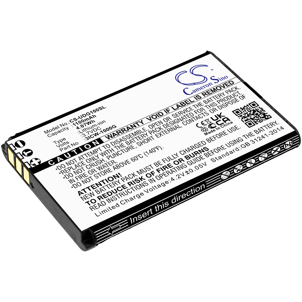 Incom ICW-1000G VoIP Phone Replacement Battery: BatteryClerk.com