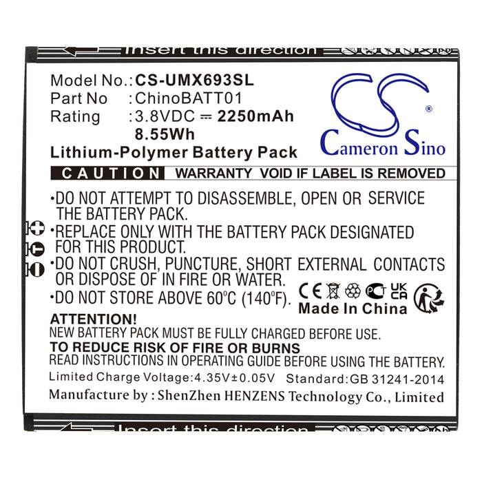 UMX Unimax U693CL U683CL Unimax U683CL U693CL Mobile Phone Replacement Battery