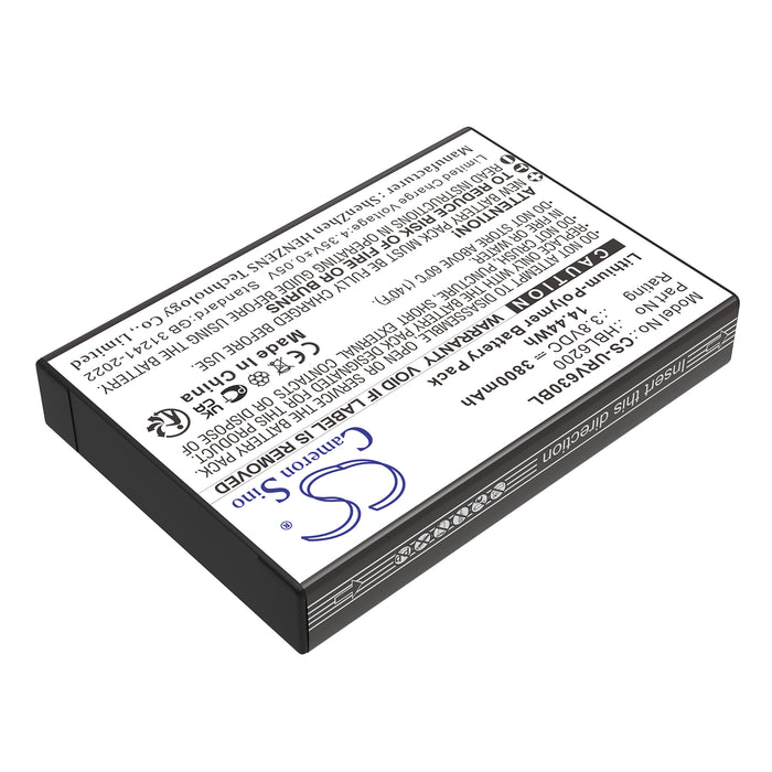 Urovo i6200S i6300A i6292S Barcode Replacement Battery