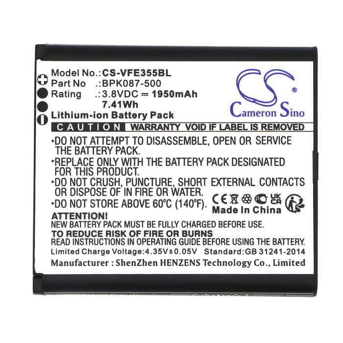 VeriFone iPay E355 e355 Payment Terminal Replacement Battery