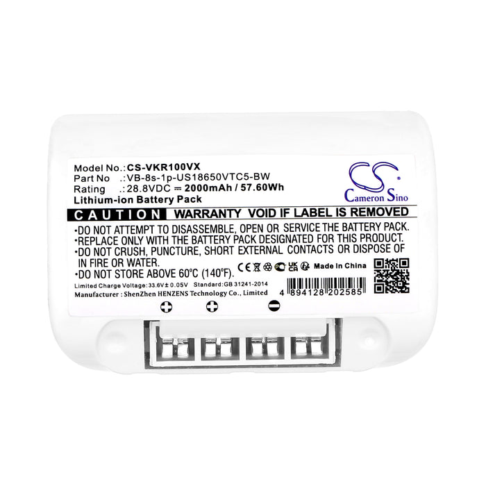 Vorwerk Kobold VB100 Vacuum Replacement Battery