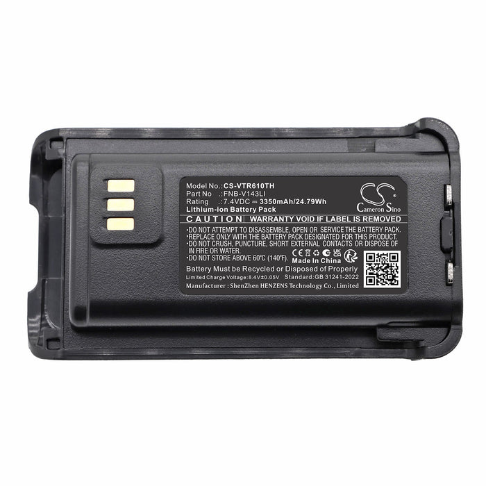 BearCom BC250D Two Way Radio Replacement Battery