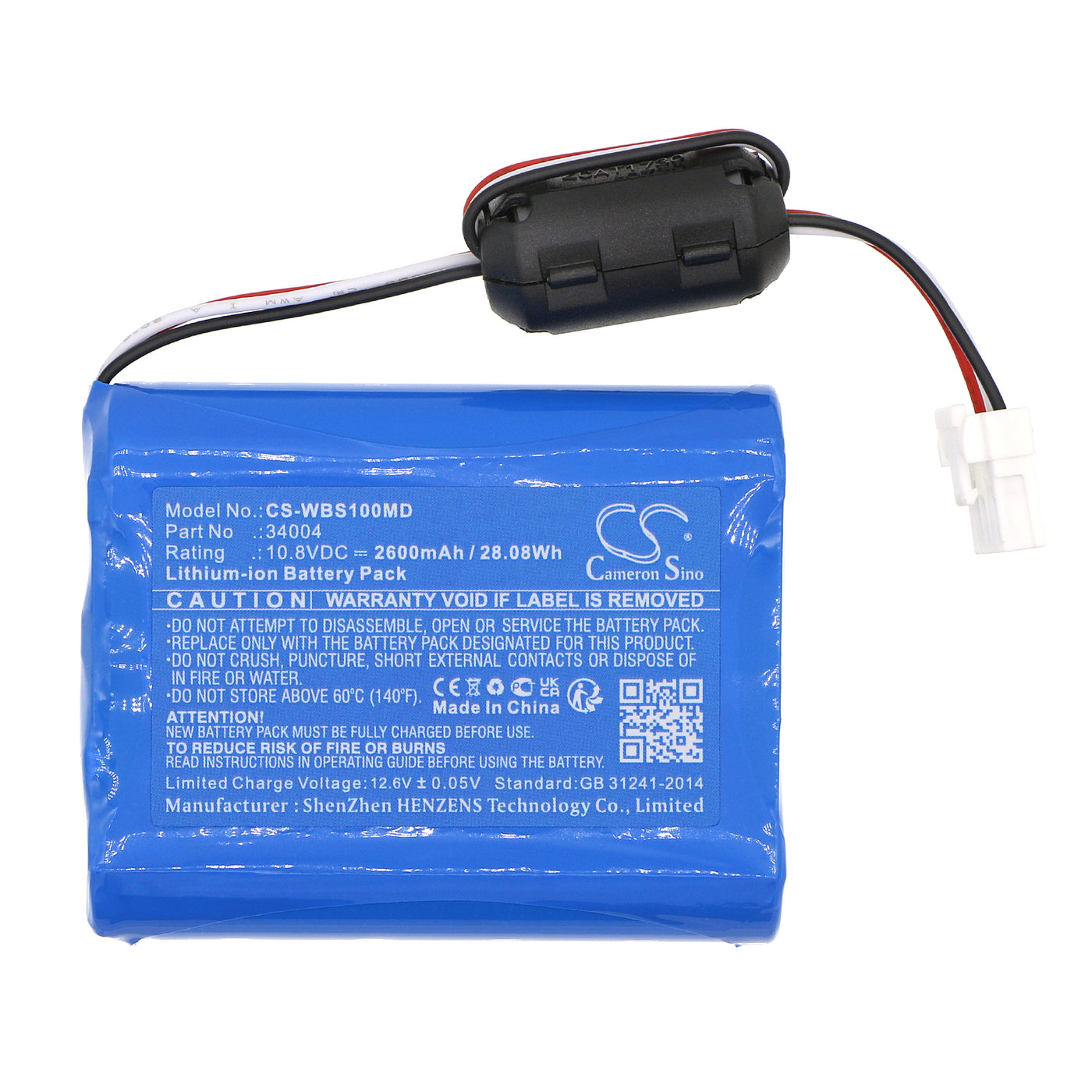 Vs100 Label Welch-Allyn VS100,VS100 Spot Vision Screener 2600mAh Medical ...