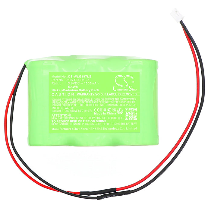 Willing Wi200552 3 VTCS Emergency Light Replacement Battery